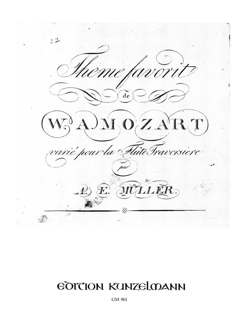 Variazionen Für Flöte